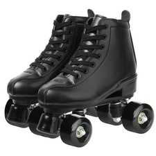 XUDREZ Classic High-Top Double-Row Leather Roller Skates for Women