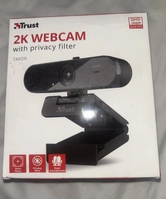 Trust 2K Webcam With Privacy Filter Tax on - Image 1 of 2