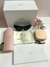 Ulike IPL Hair Removal Device UI06 PN Pink Corded Electric w/ Sunglasses