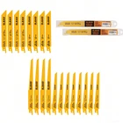 20PC Bi-Metal Reciprocating Saw Blade Set 6 & 8 Inch Wood & Metal Cutting W/ Box