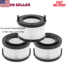 3 Pcs HEPA  Main Filter & Pre Filter Replacement Part for Levoit Vortex IQ 40-RF