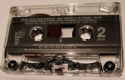 Walker 1987 Original Motion Picture Soundtrack Cassette Tape Joe Strummer - Picture 6 of 7