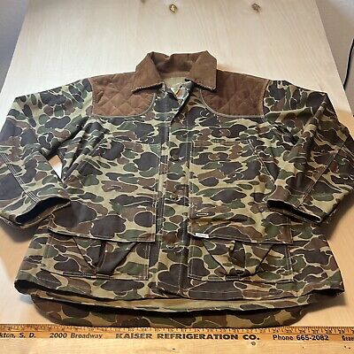 VTG Carhartt Hunting Jacket CQ103 Large Camo Green Brown VTG Carhartt Hunting Jacket CQ103 Large Camo Green Brown