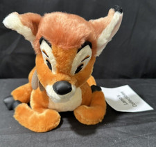 1990's Authentic Original Disney Parks Bambi Bean Bag Stuffed Toy Animal plush