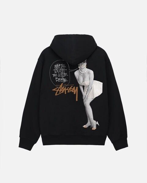 STÜSSY SKATE TOUGH FULL ZIP HOODIE BLACK STUSSY HOODED STÜSSY SKATE TOUGH FULL ZIP HOODIE BLACK STUSSY HOODED