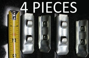 Tennsco Q Line Shelf Clips - 4 pcs. - Used condition very nice