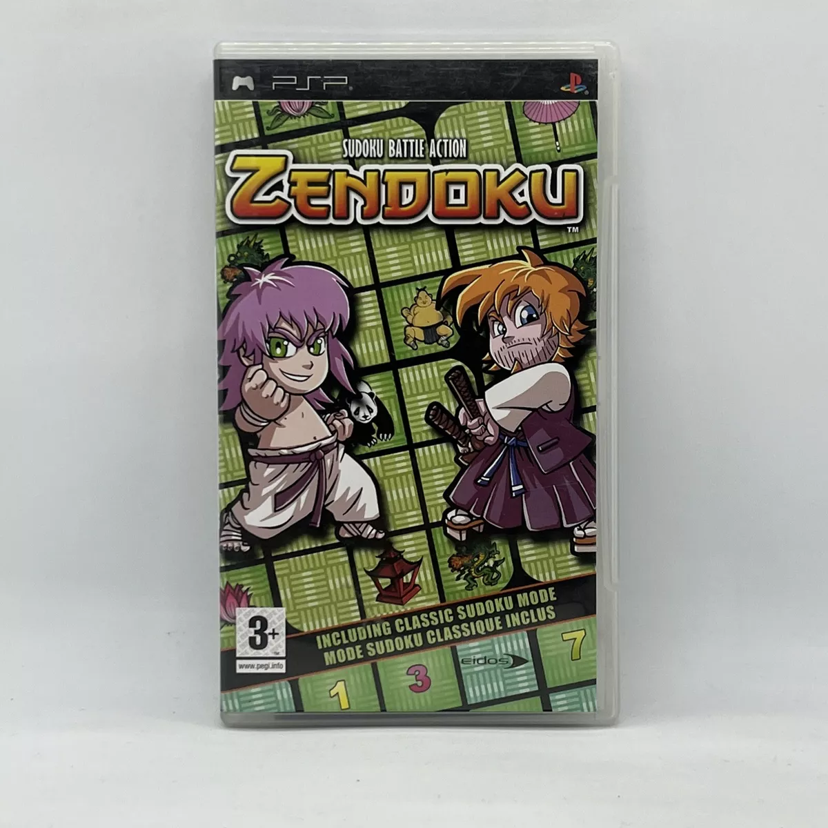 Sony Psp Zendoku New Game PLAYSTATION Portable Sudoku Battle