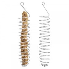 DONGKER 2 PCS Parrot Treat HolderStainless Steel Bird Fruit Vegetable Stick S...