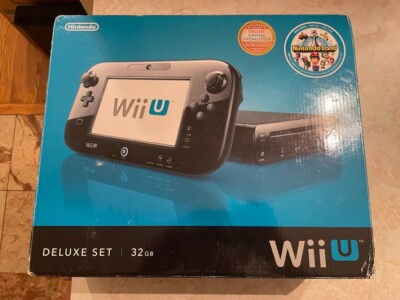 Nintendo Wii U 32GB - Black In Box TESTED | eBay