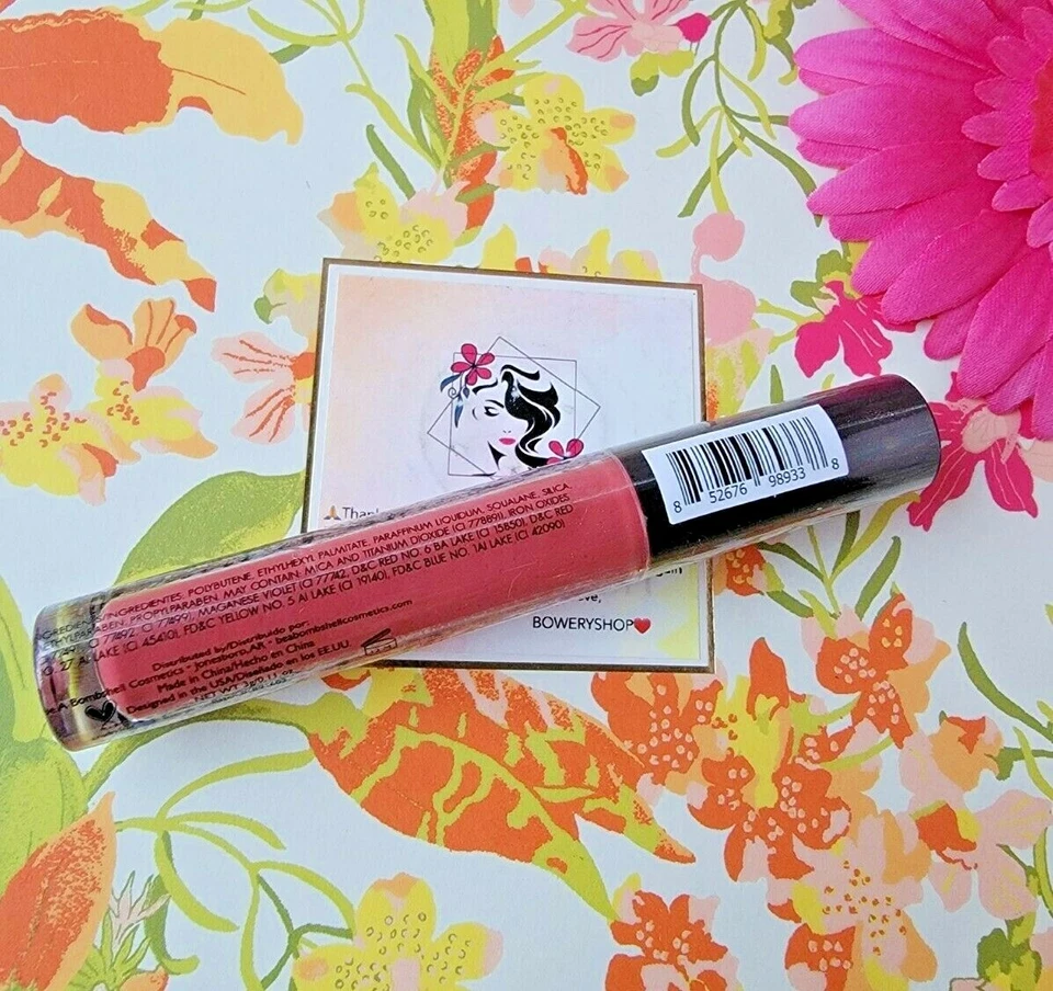 Be A Bombshell Lip Gloss In Pink Punch Full Size 3g/ .11oz NEW Sealed Makeup - Image 4 of 4