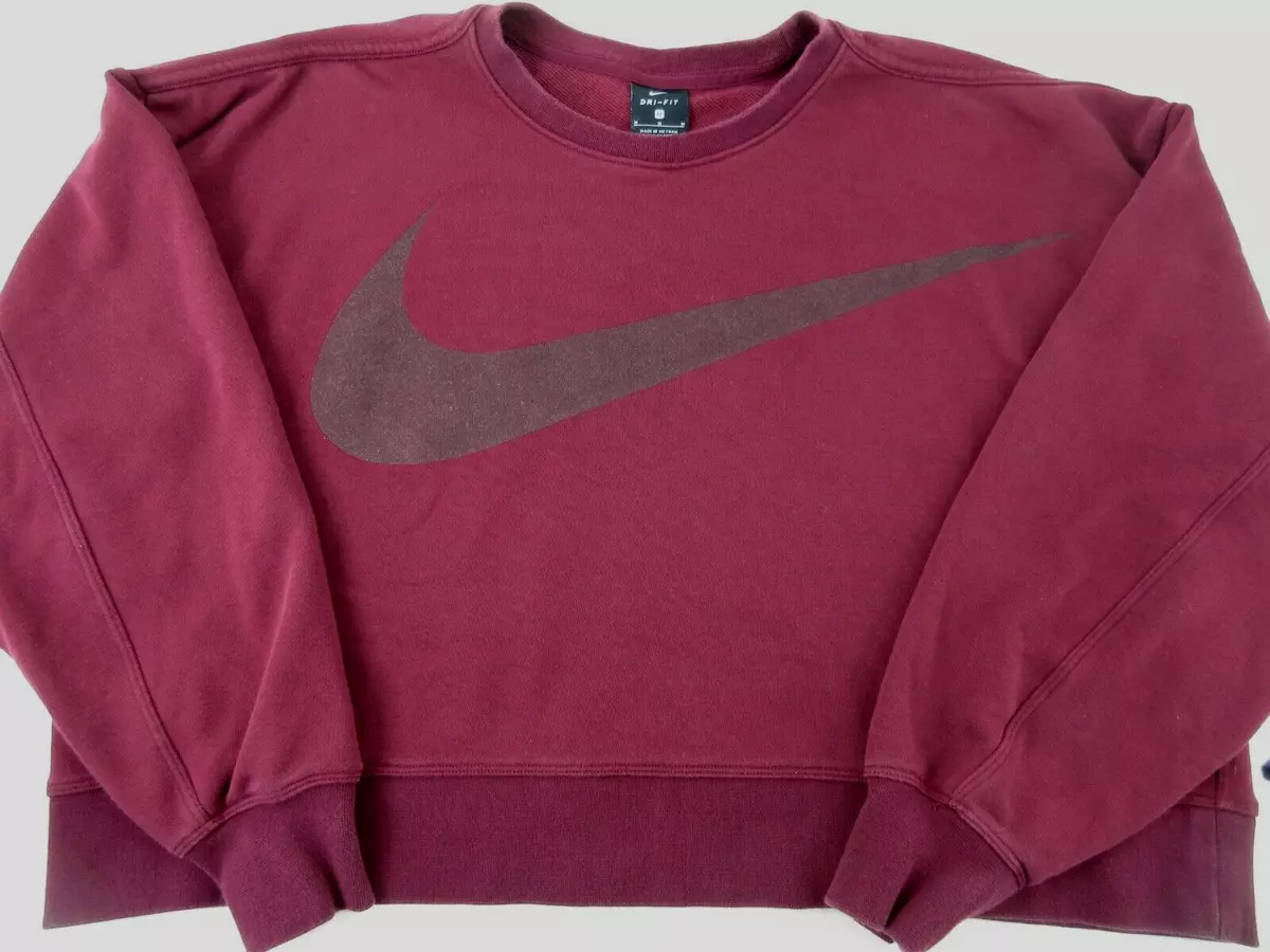 Nike burgundy hotsell sweatshirt