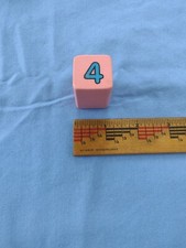 Replacement piece  4 Melissa  Doug Shape Sorting Clock Pink Square