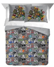Teenage Mutant Ninja Turtles Kids Duvet Cover Set No Insert AB0DPNM8RRW6