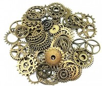 Assorted Antique Steampunk Gears For Crafting, Jewelry Making Bronze 100 Grams on sale Assorted Antique Steampunk Gears For Crafting, Jewelry Making Bronze 100 Grams on sale