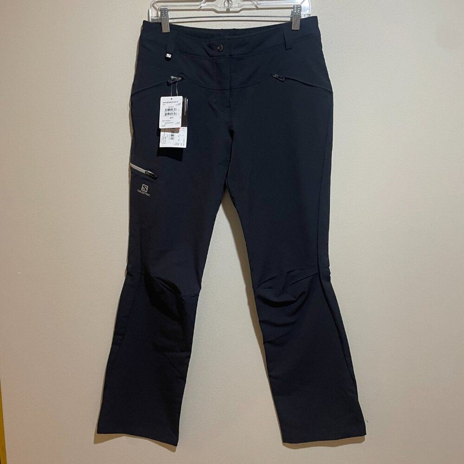 Pantalone invernale Salomon donna taglia 8 Wayfarer nero escursionismo outdoor