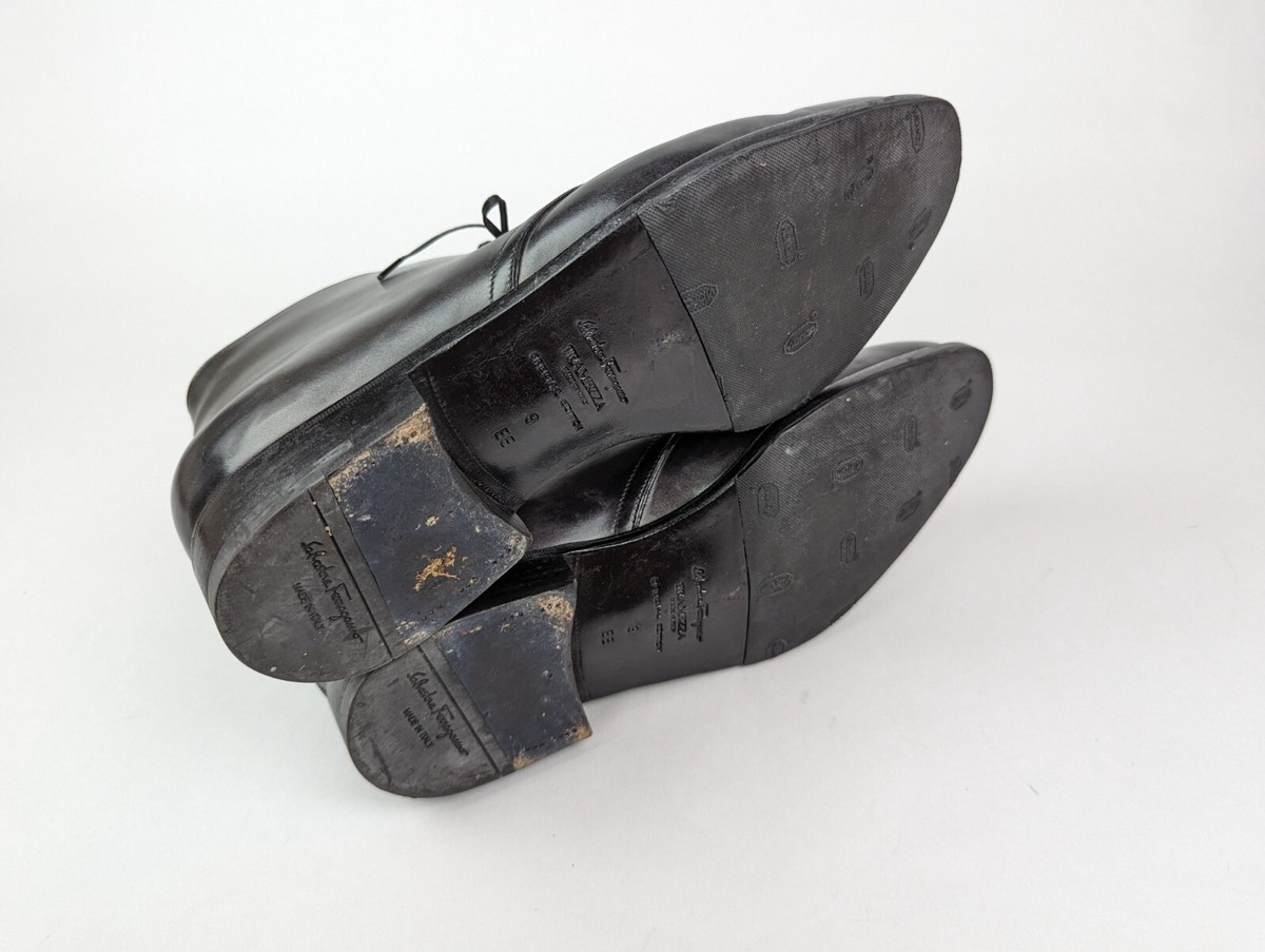 SALVATORE FERRAGAMO SPECIAL EDITION 9EE Gray Leather Chukka Boots Shoes Tramezza Step into @ferragamo main image 3