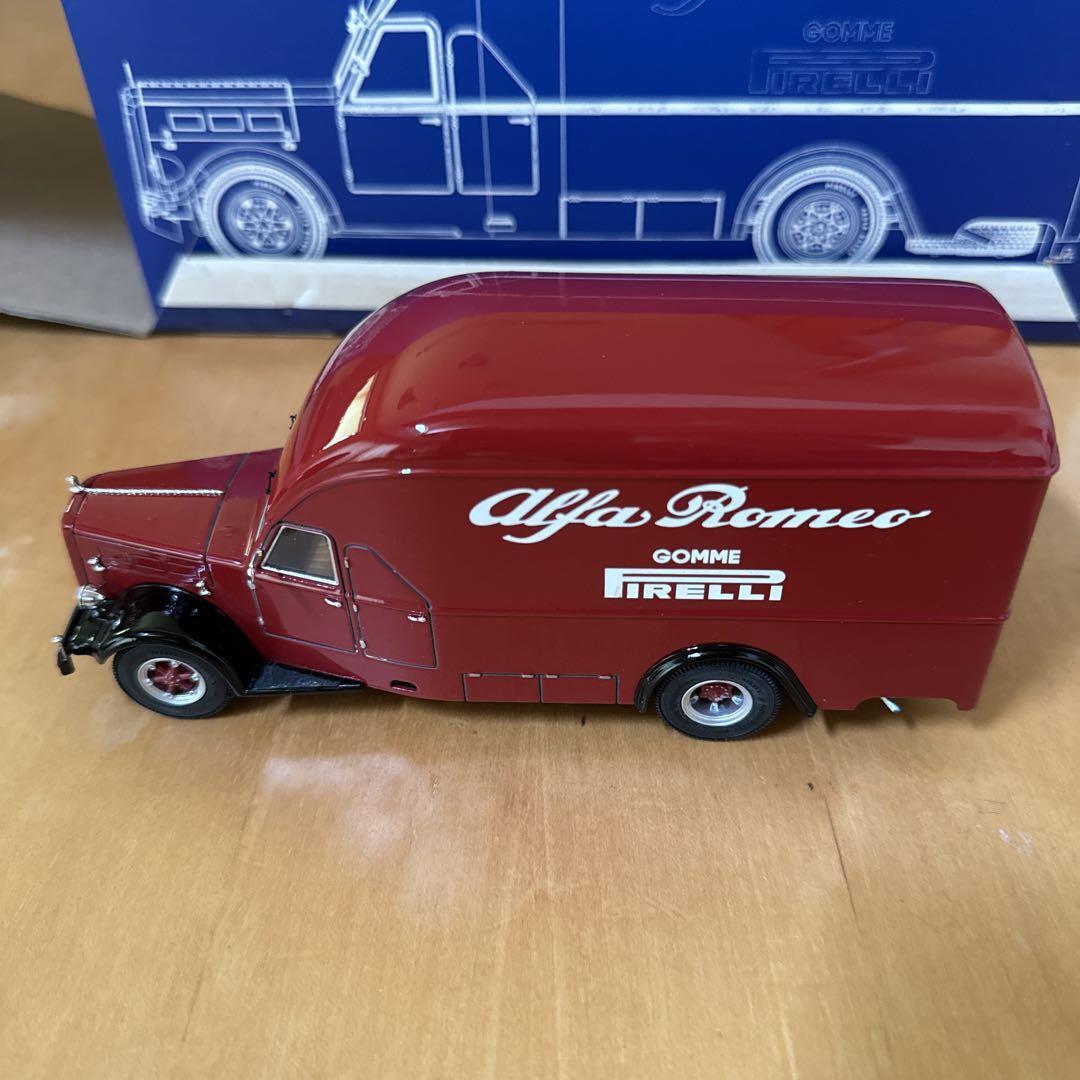 EXOTO 1/43 アルファロメオ 500 1950 アルファロメオ 1950 ALFA-ROMEO 500 RACE CAR TRANSPORTER RED BY EXOTO