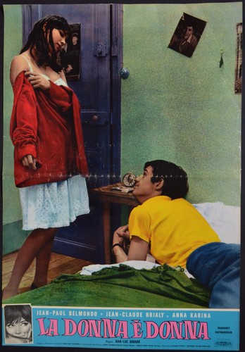 Fotobeutel DIE FRAU UND FRAU JEAN PAUL BELMONDO BRIALY ANNA KARIN GODARD