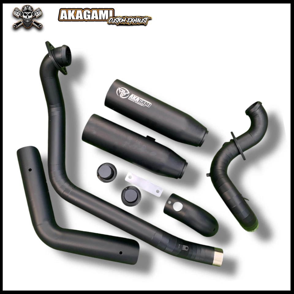 Stainless Steel Exhaust 2 Into 2 Fit For Harley Davidson V-ROD MUSCLE 2009-2017 - Изображение 4 из 4