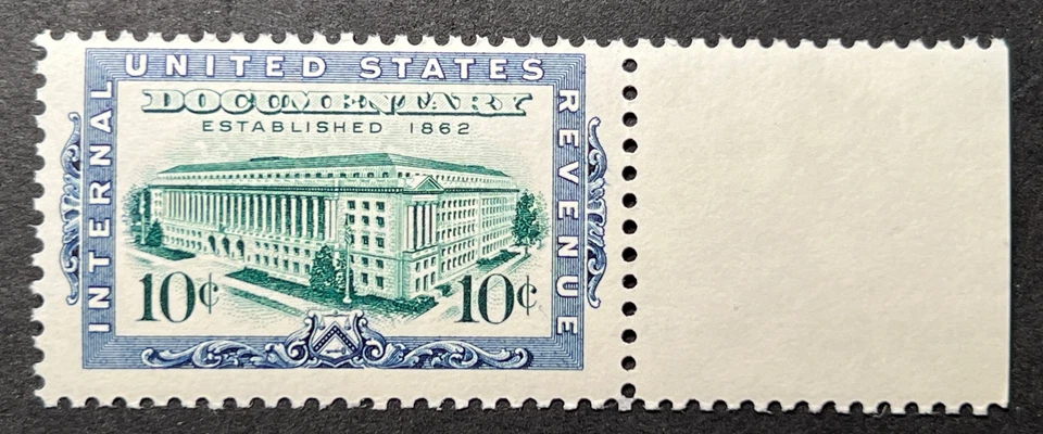 Travelstamps: 1962 US Stamps Scott #R733 10 Cent Mint MNH OG - Image 2 of 4