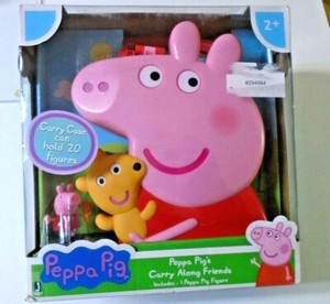 peppa pig carry case with figures