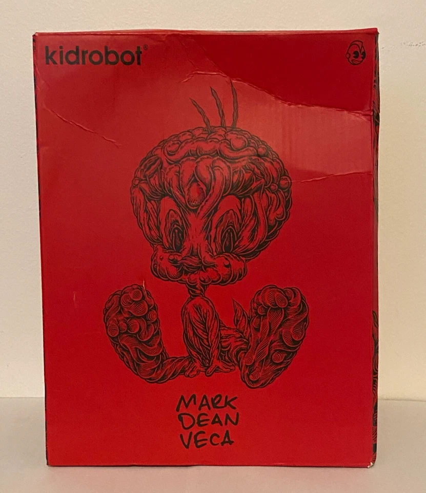 Figura Vinilo Juguete Diseñador Kidrobot Looney Tunes Mark Dean Veca Piolín Pájaro 8" Foto 2 de 4