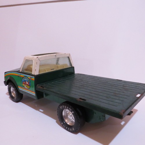 Nylint LUV Diesel Farm Set Stake Box Truck & 2 Wheel Trailer made USA NY-LUV-G - Picture 11 of 13
