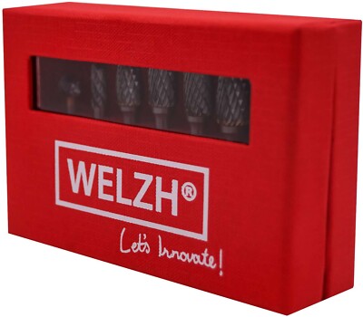 Welzh Werkzeug 7tlg Hartmetallgrat Set 6mm Schaft für Stanzschleifer 78091-WW