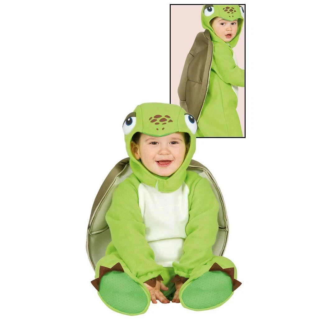 COSTUME TARTARUGA CARNEVALE ANIMALE VESTITO BAMBINO NEONATO UNISEX TURTLE