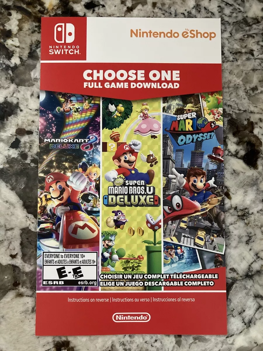 New Super Mario Bros. U Deluxe + Mario Kart 8 Deluxe, Nintendo Switch