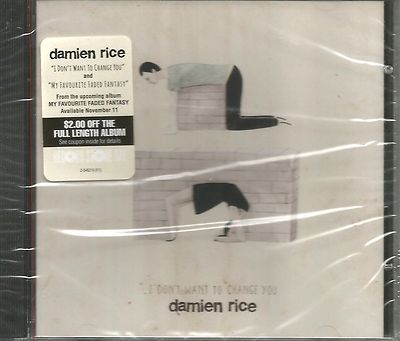 DAMIEN RICE I don t Want to Change ULTRA LIMITED 2TRK CD single USA SEALED 2014