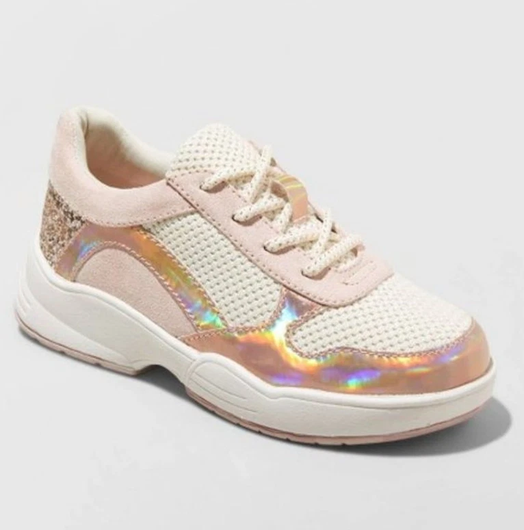 Sizes 3 & 5 - Girls' Pepper Sneakers - Art Class‚ Blush - Image 2 of 3