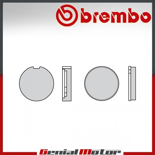 Front Brembo 24 Brake Pads for Suzuki GT 185 1975 > 1977 - Picture 1 of 3