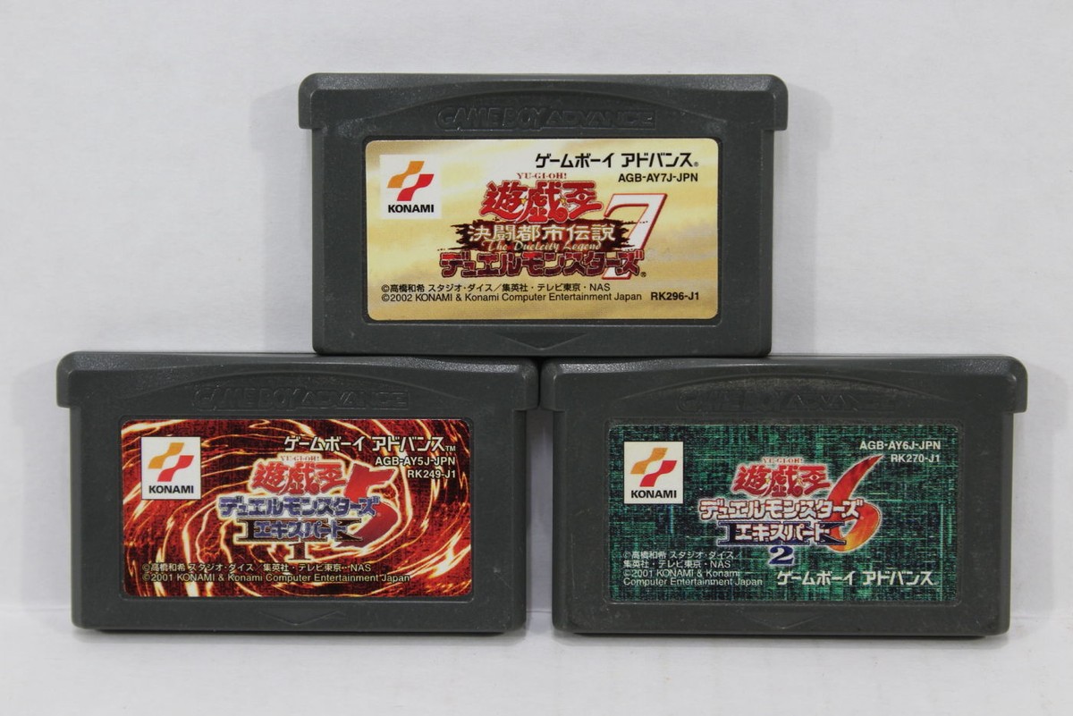 遊戯王６、７、GX　GBA Lot 3 Yu-Gi-Oh Duel Monsters 5 6 7 Expert 1 2 Gameboy