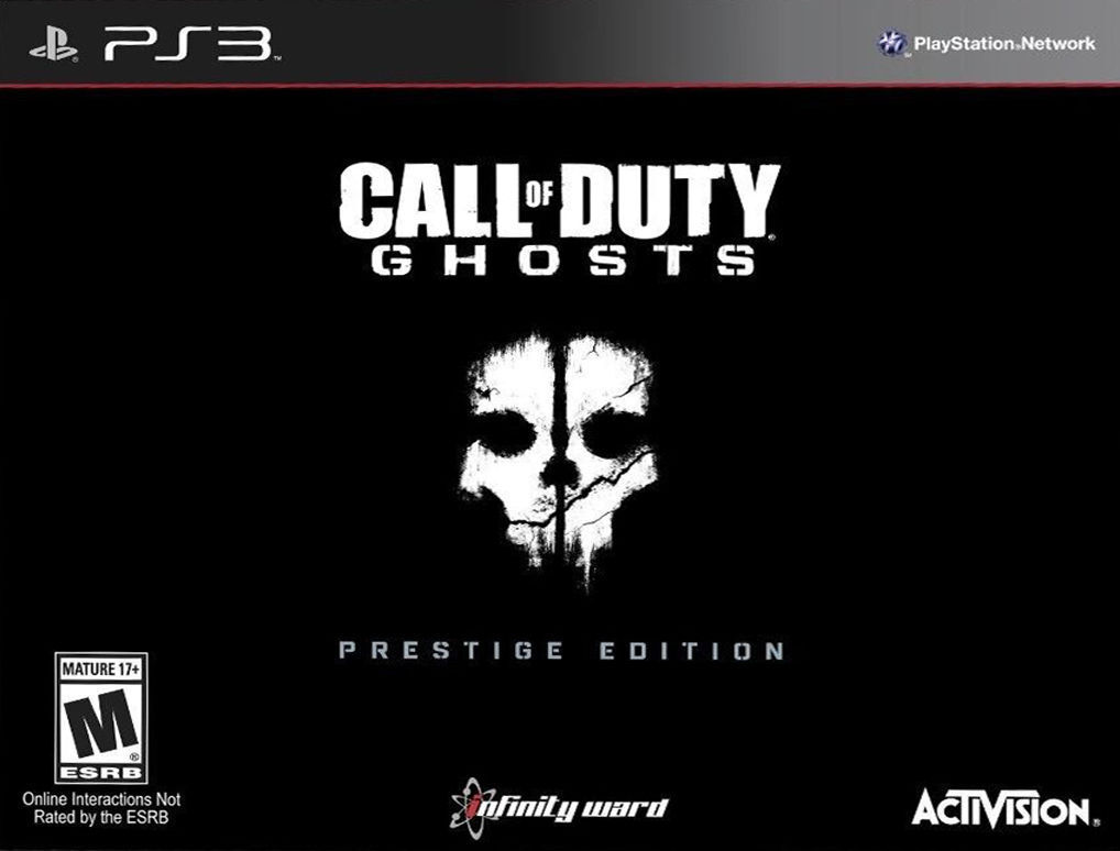  Call of Duty: Ghosts Prestige Edition - PlayStation 3 :  Activision Inc: Video Games