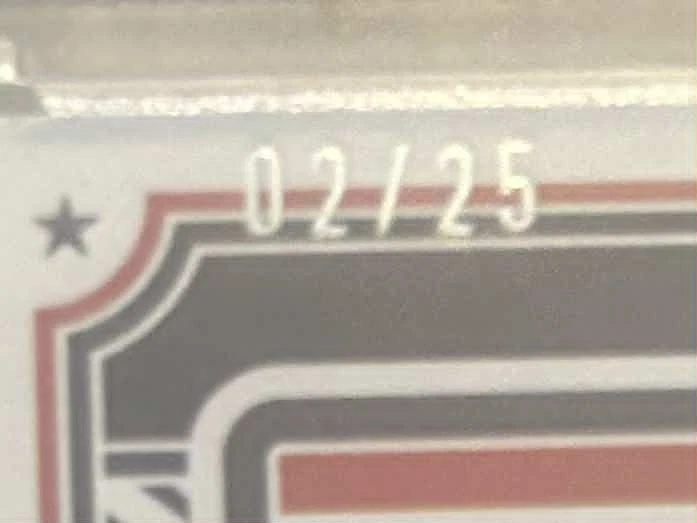 2024 PANINI USA BASEBALL #JM-YES TREY YESAVAGE JUMBO JERSEY PRIME PATCH 02/25 - Image 2 of 2