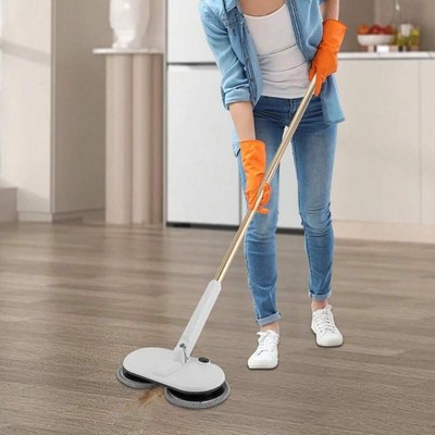 Cordless Mop Power Mop With 4 Pads Electric Mops For Floor Cleaning, Spin Mop
