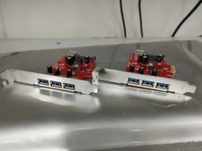 lot of 2 PEXUSB3S4 StarTech 4 Port SuperSpeed USB 3.0 AdapterFull Height Bracket