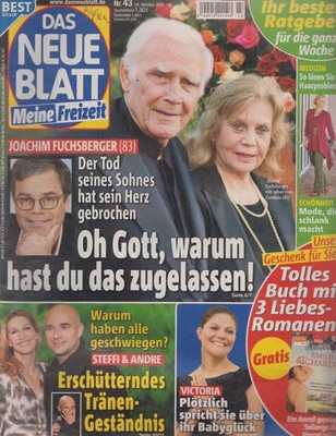 Das neue Blatt Peter Hofmann,Joachim Fuchsberger,Schwarzwaldklinik,Steffi Graf