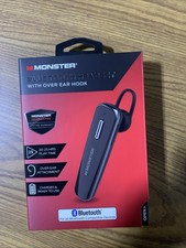 Monster Bluetooth Headset With Over Ear Hook