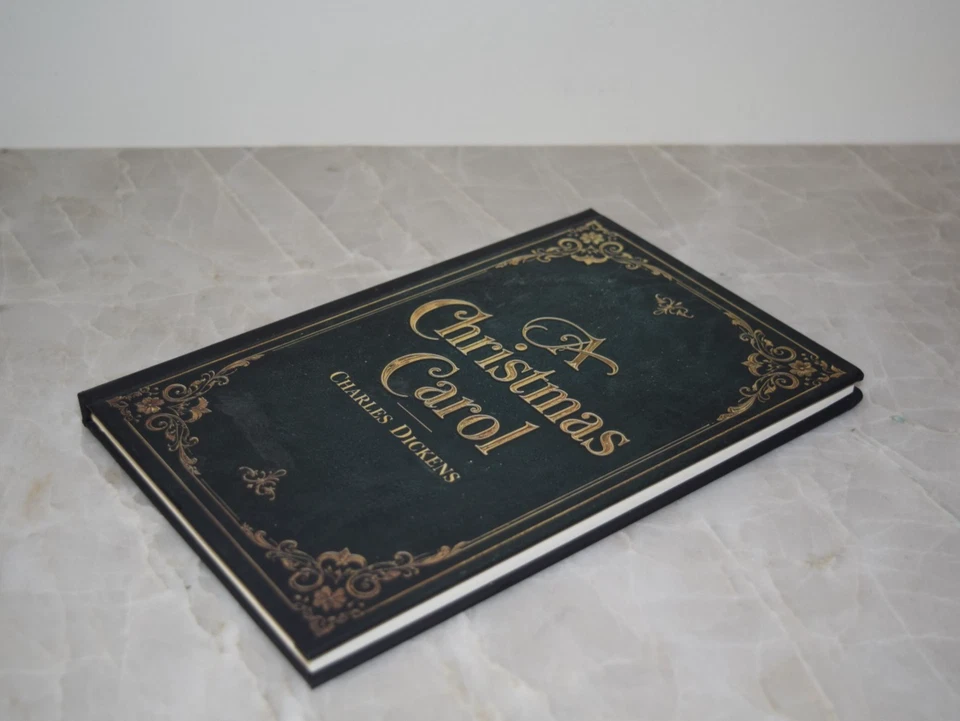 Christmas Carol by Charles Dickens Illustrated  John Leech New Hardcover Gift - Image 3 of 4