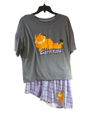 Garfield the Movie-2 pieces Womens Pajama set size L 12/14
