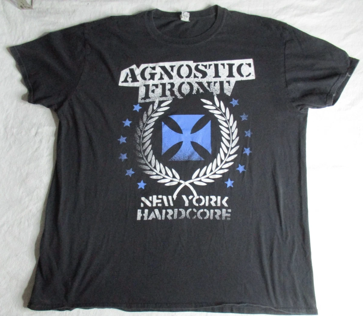 T-shirt Stigma New York - Vinnie Agnostic Front I Scream, Noir, Coton, Neuf Sans étiquettes