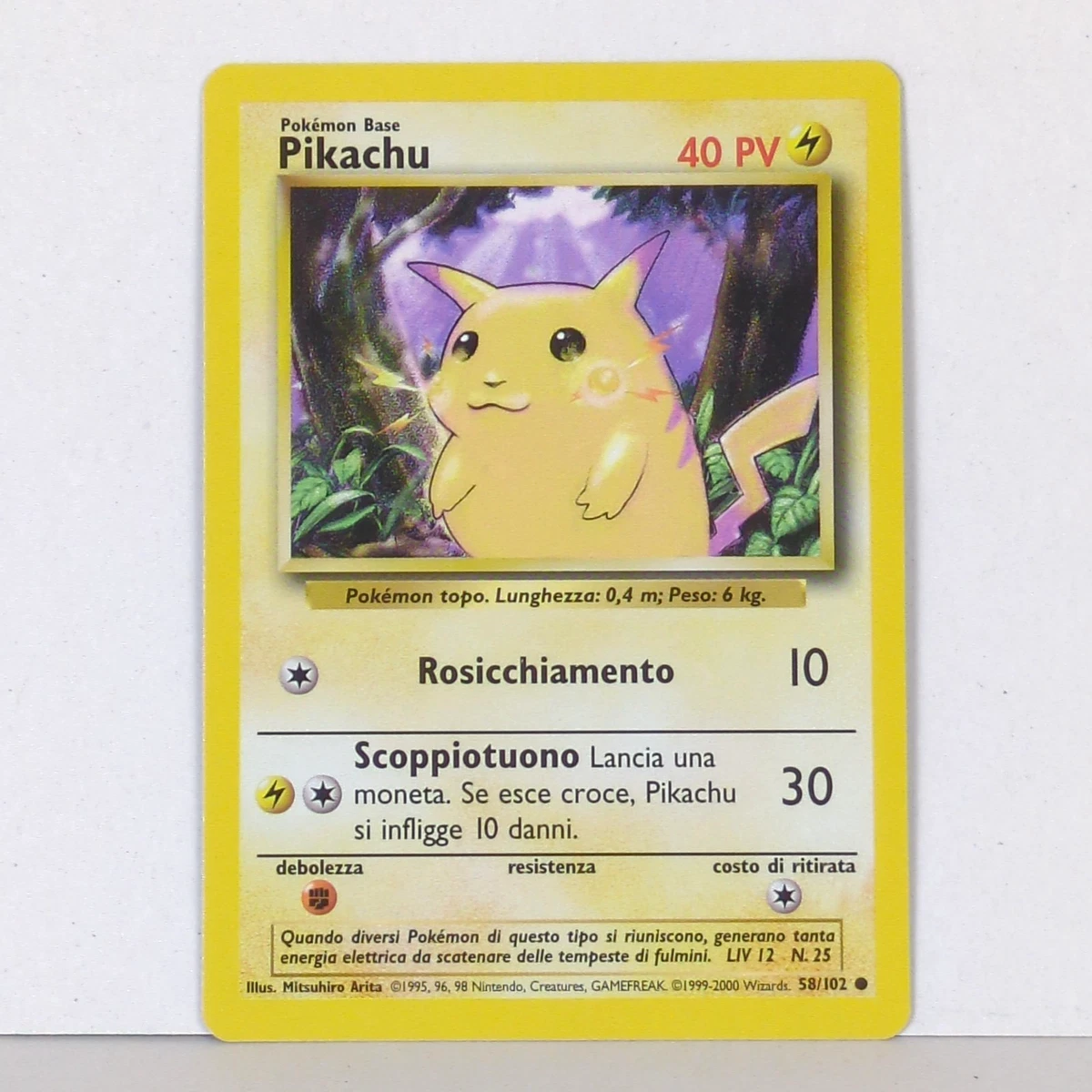 Pikachu Pokémon TCG Individual Collectible Card Game Cards in