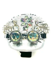 Cosplay Sequin Rhinestone Hat NWT