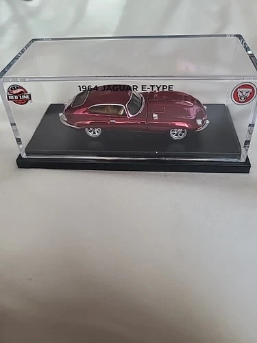Hot Wheels RLC 1964 Jaguar E-Type Red Line Club Exclusive Spectraflame Red