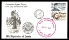 Mayfairstamps Canada FDC 1977 pair 48th highlanders armed forces First Day Cover