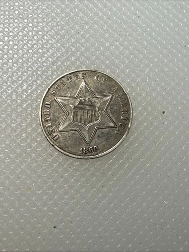 1860-P Three Cent Silver — photo from another recent sale