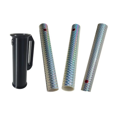 SPEARFISHING WORLD Spearfishing Tubular Throw Flashers Reflective with Belt Holster attract Pelagic