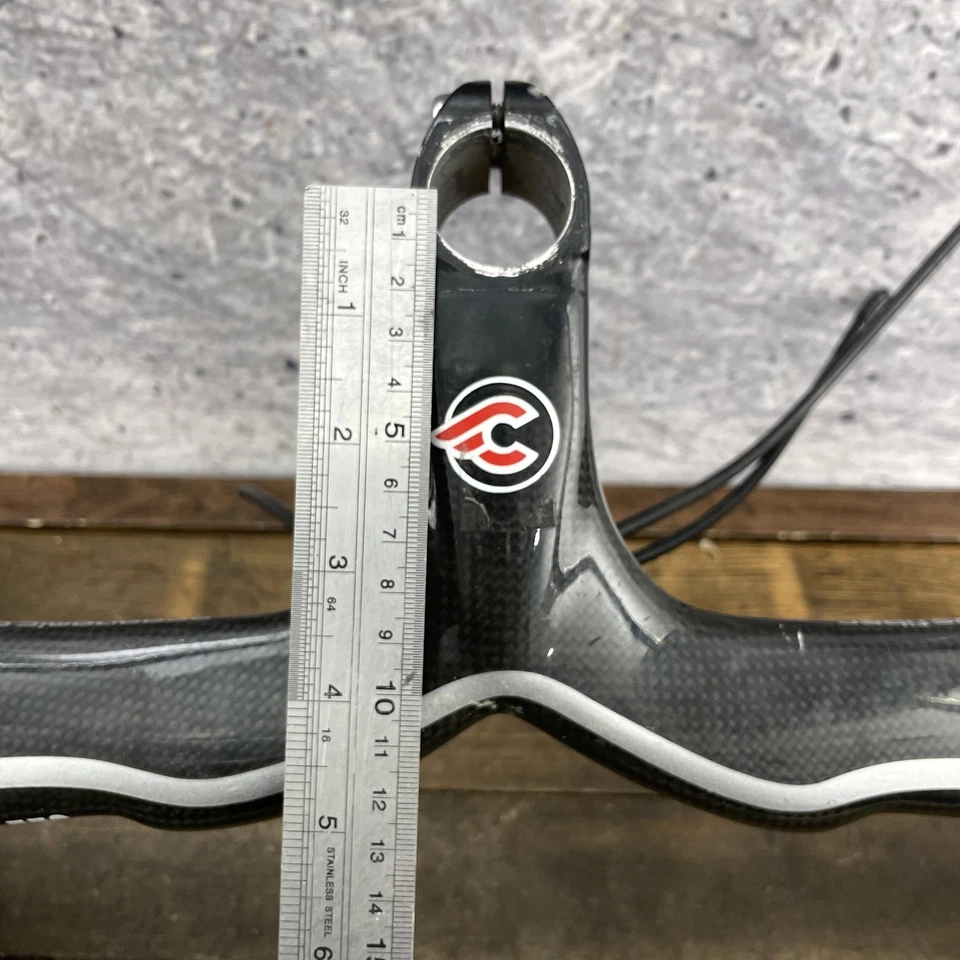 Cinelli RAM Integrated Carbon Fiber Drop Bar Handlebar Stem 110 420 Italy 1-1/8 - Image 4 of 4